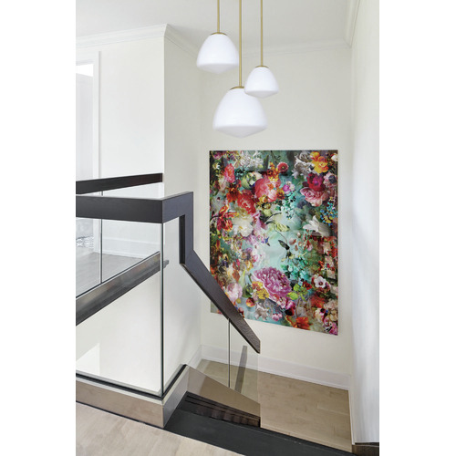 Ciotola Glass & Iron Pendant Light