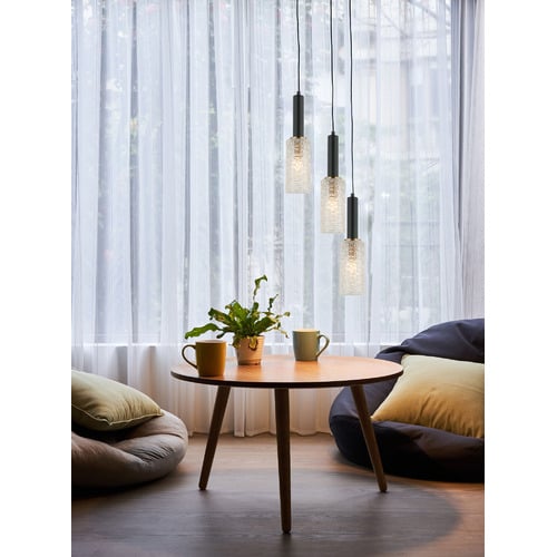 Cleo Glass & Iron Pendant Light