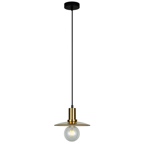 Chapeau Glass & Iron Pendant Light