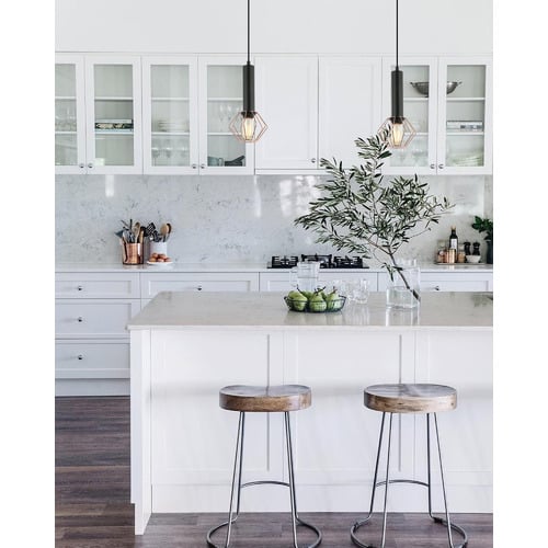 Matte Black Corazon Diamond Pendant Light