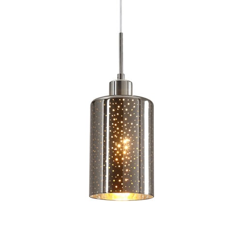 Dotted Espejo Glass & Iron Pendant Light