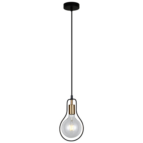 Contour Pear Iron Pendant Light
