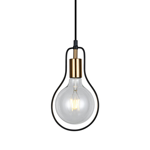 Contour Pear Iron Pendant Light