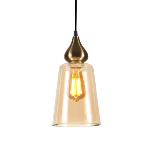 Jerez Glass & Iron Pendant Light