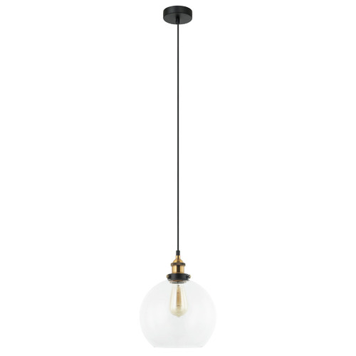 Pesini Glass & Iron Pendant Light