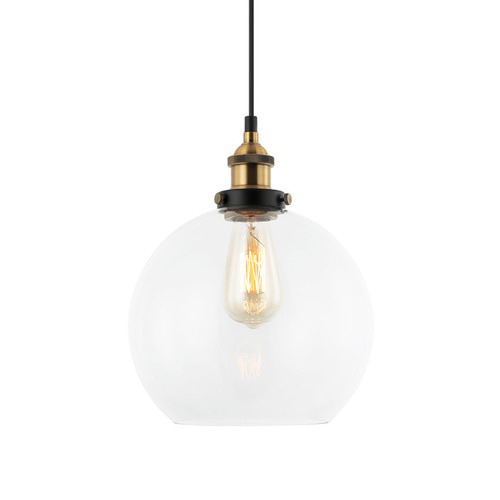 Pesini Glass & Iron Pendant Light