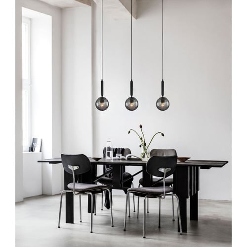 Trattino Glass & Iron Pendant Light