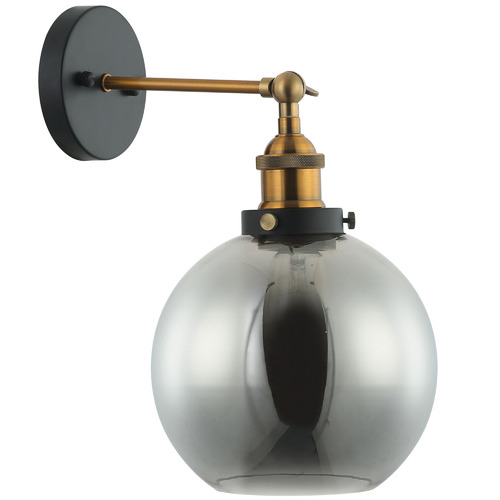 Pesini Glass & Iron Wall Light