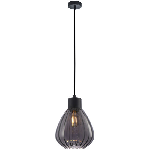 Tulip Glass & Iron Pendant Light