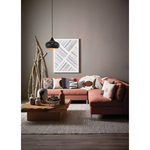 Marrakesh Champagne Iron Pendant Light