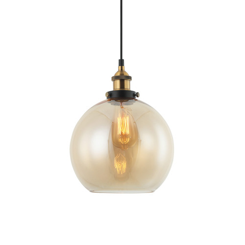 Pesini Glass & Iron Pendant Light