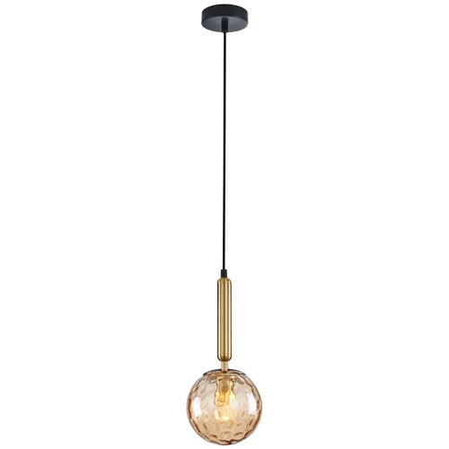 Trattino Glass & Iron Pendant Light