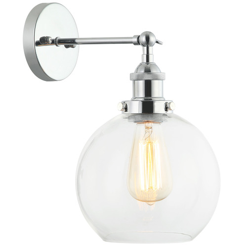 Pesini Glass & Iron Wall Light