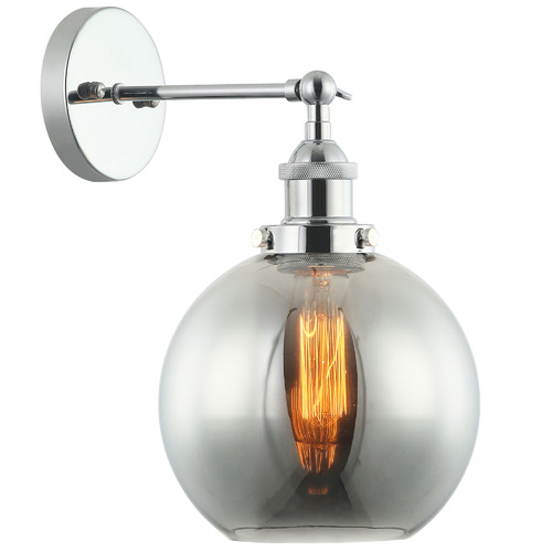 Pesini Glass & Iron Wall Light