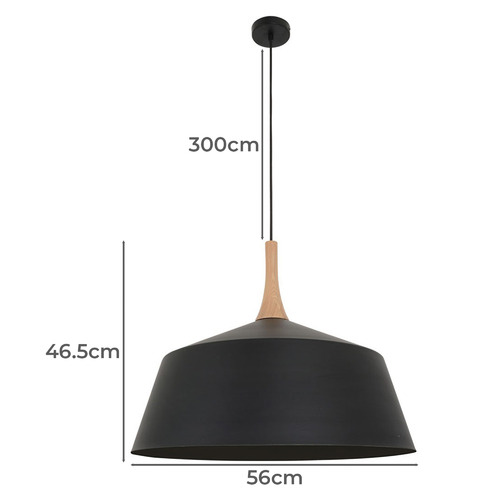 Blackhazel-Steel-and-Wood-Pendant-Light-NORDIC