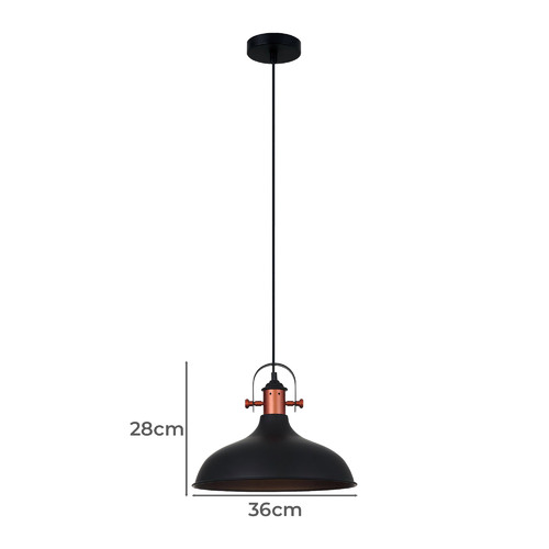 Eamont-1-Light-Metal-Pendant