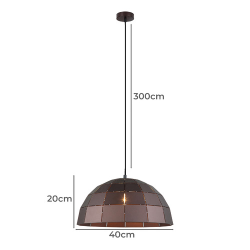 Armis-Tiled-Dome-Iron-Pendant-Light