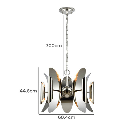 Strato Stainless Steel Pendant Light