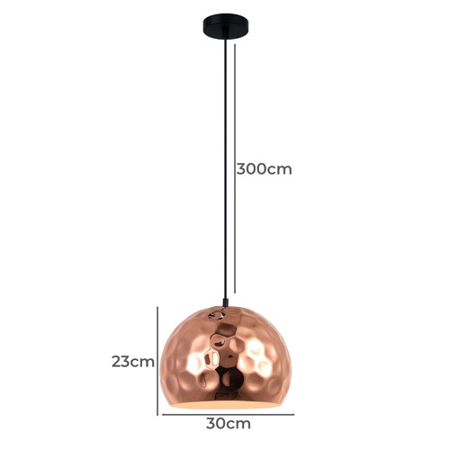 Koper 23cm Iron Pendant Light