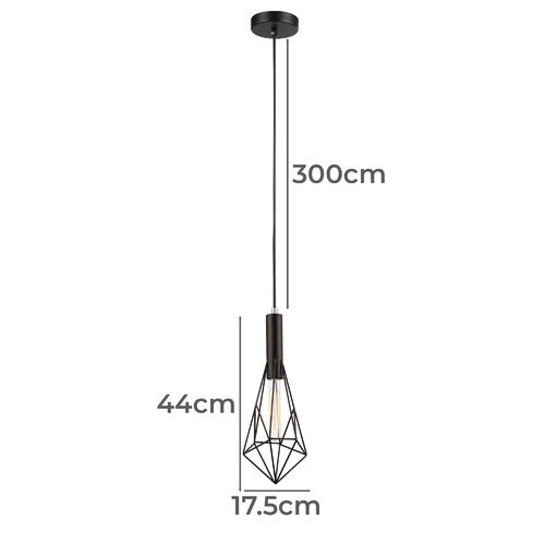Band-44cm-Iron-Pendant-Light