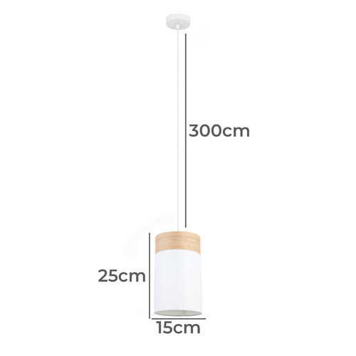 Tambura-Wood-Veneer-Trim-Small-Pendant-Light