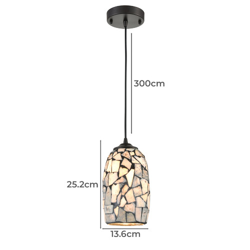 Glaze-13.6cm-Stone-Pendant-Light