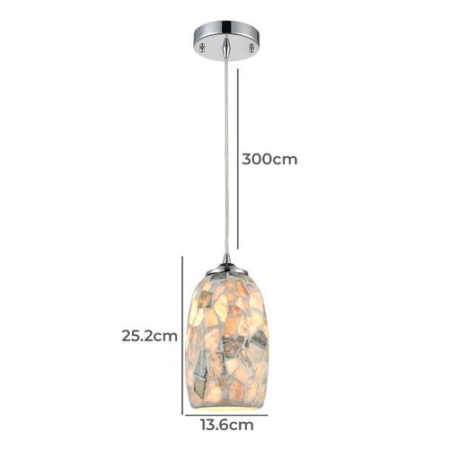 Glaze-13.6cm-Stone-Pendant-Light