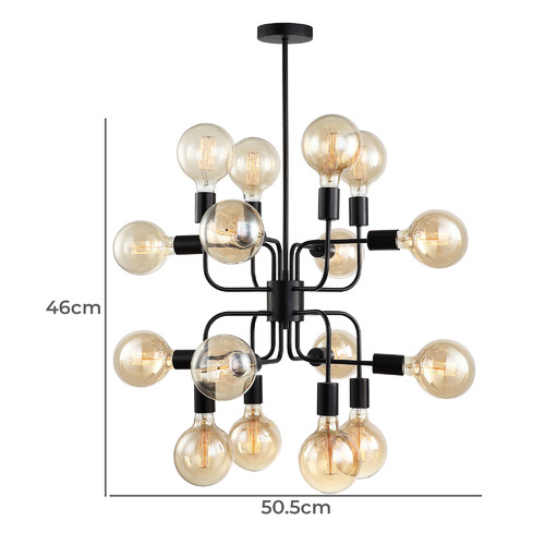 Modern-Hexade-16-Light-Pendant