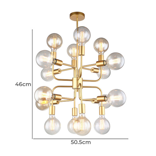 Modern-Hexade-16-Light-Pendant