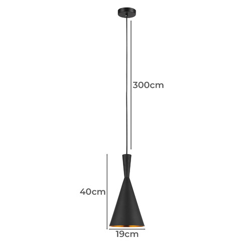 Caviar 19cm Aluminium Pendant Light