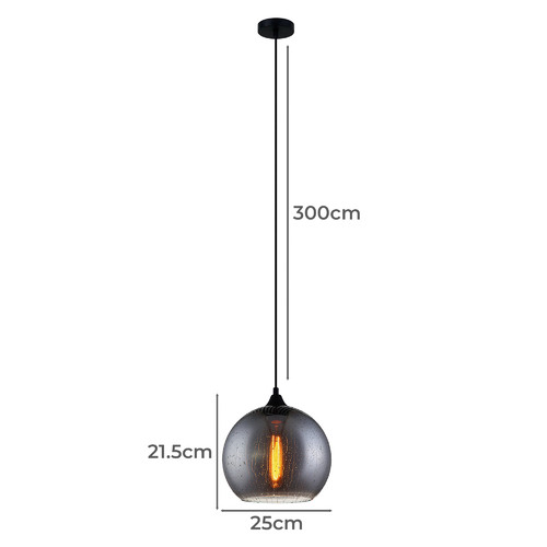 Chuva 21.5cm Glass Pendant Light