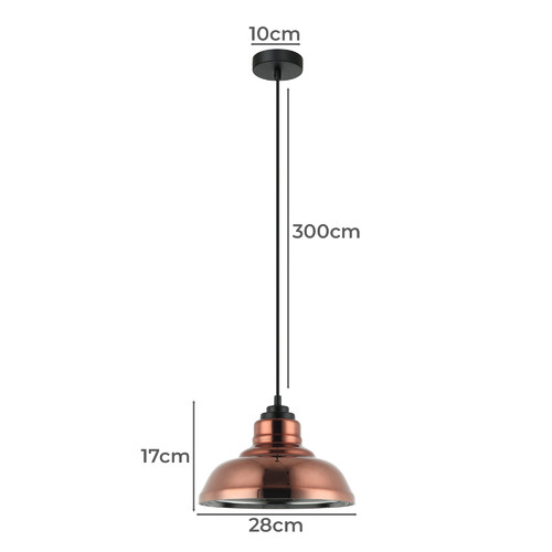 Lamina Glass & Iron Pendant Light