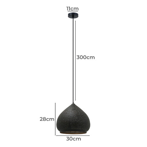 Marrakesh Ellipse Iron Pendant Light