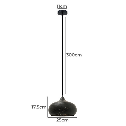 Marrakesh Champagne Iron Pendant Light