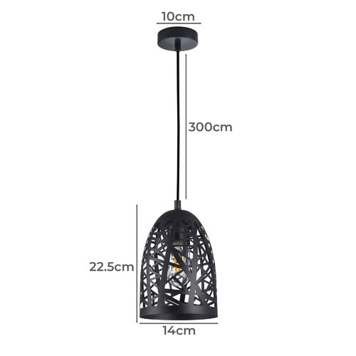 Escama-Laser-cut-Iron-Pendant-Light