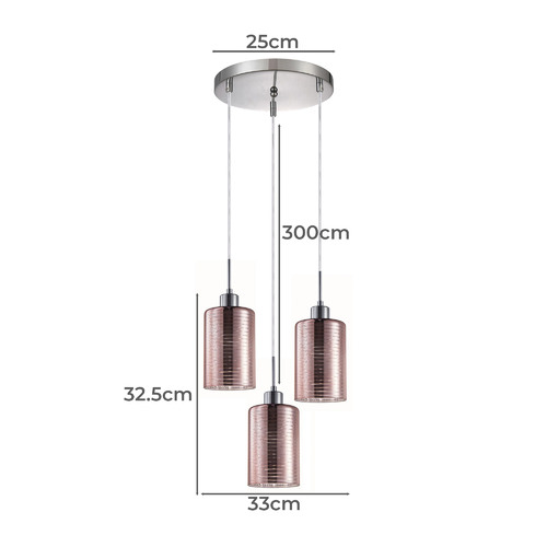 Line-Espejo-3-Light-Pendant