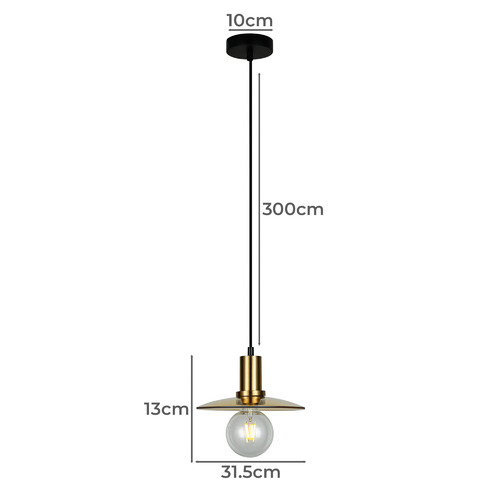 Chapeau-Glass-and-Iron-Pendant-Light