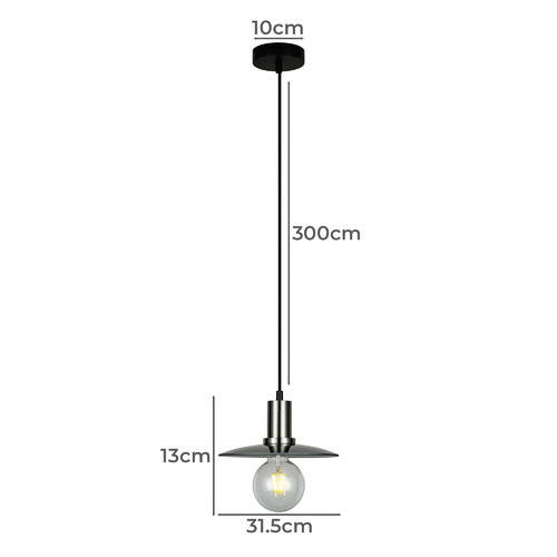 Chapeau-Glass-and-Iron-Pendant-Light