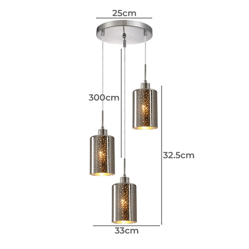 Dotted-Espejo-3-Light-Pendant