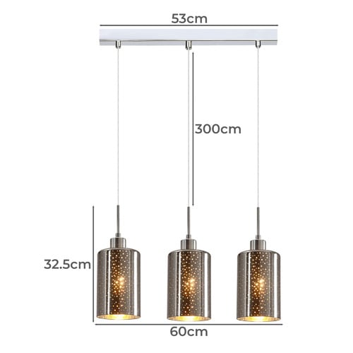 Espejo-Linear-3-Light-Pendant