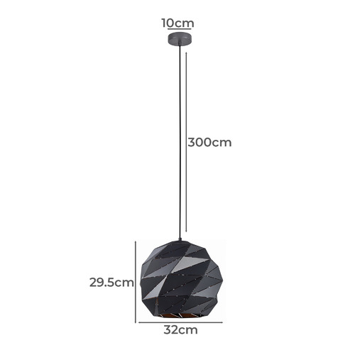 Origami-Iron-Pendant-Light