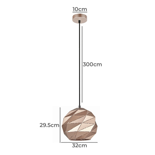 Origami-Iron-Pendant-Light