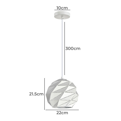 Origami-Iron-Pendant-Light