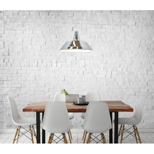Gair 1 Light Steel Pendant