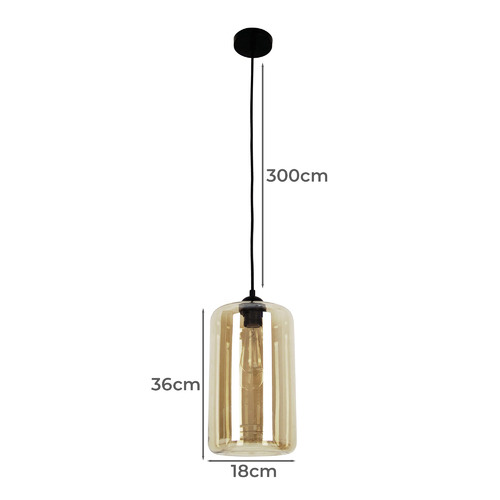 Mason-36cm-Cylinder-Glass-Pendant-Light