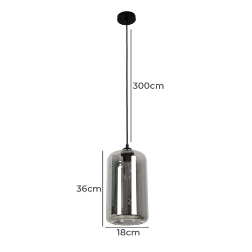 Mason-36cm-Cylinder-Glass-Pendant-Light