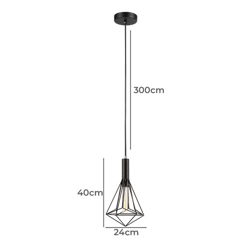 Band-Black-Iron-Prism-Pendant-Light