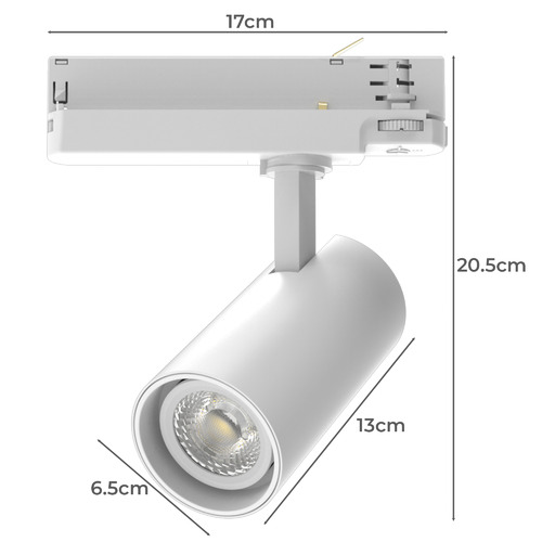 White 15W LED Tracklight