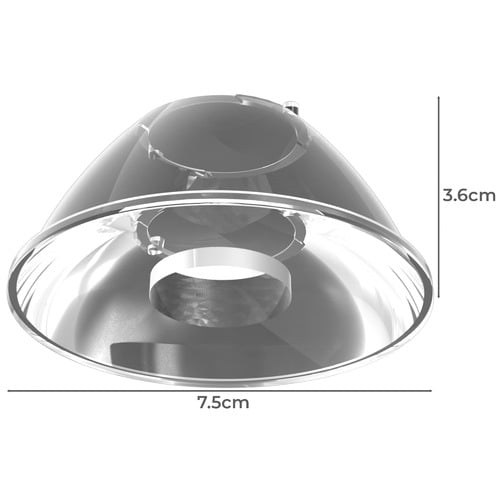 15 Diopter Standard Tracklight Head Lens