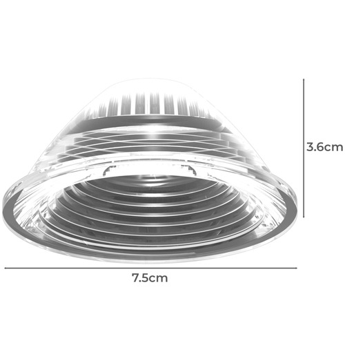 36 Diopter Highlight Tracklight Head Lens